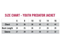 Striker Ice - Youth Predator Jacket - Veil Stryk -Fishing Shop 13520X Predator Jkt Youth Size Chart 1800x1800 28892.1604419655