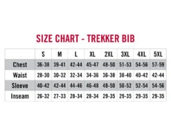 Striker Ice - Men's Trekker Bibs - Black -Fishing Shop 21300X Trekker Bib Size Chart 1800x1800 80953.1667310140
