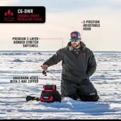 Striker Ice - Renegade Pullover - Charcoal -Fishing Shop 32142XX Renegade Pullover Infographic 2 1800x1800 57564.1629914058