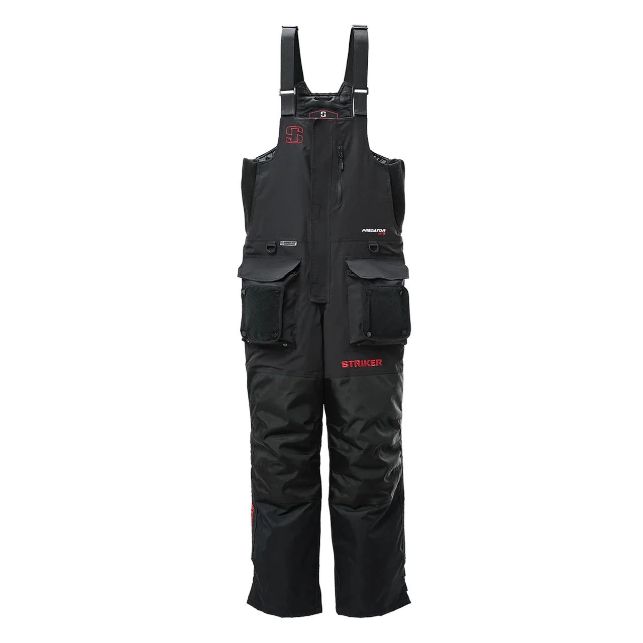 Striker Ice - Men's Predator Lite Bibs - Black 1 Striker Ice - Men's Predator Lite Bibs - Black