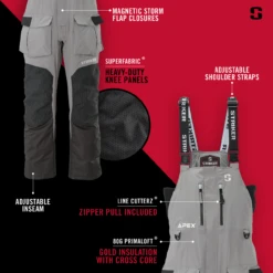 Striker Ice - Men's Apex Bib - Smoke -Fishing Shop Apex bib info1 1800x1800 18127.1629906078