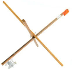 HT Explorer Wood Stick Tip-up W/ 500' Metal Spool W/ Drag - EXP-500