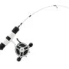 13 Fishing - FreeFall Ghost / Fate V3 Ice Combo 27" ML (Medium Light) - Tickle Stick Tip With Tennessee Handle And Evolve Reel Wraps - LH Retrieve