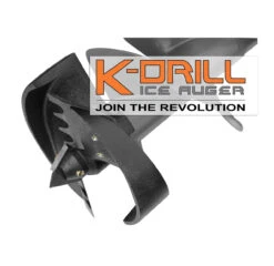 K-Drill 6 Inch Ice Auger IDRL60 -Fishing Shop K Drill Head with Logo 22132.1638456374