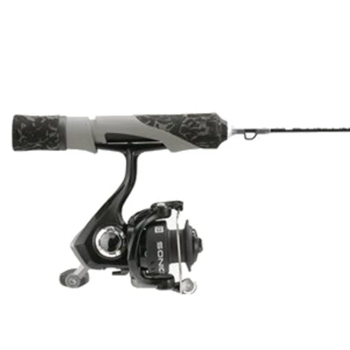 13 Fishing - SoniCor Stealth Edition Ice Combo 24" L - Black And Gray Camo - Image 2