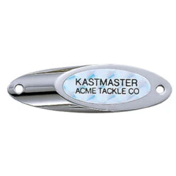 Acme Tackle Kastmaster Spoons - 3/4OZ - Silver With Silver Flash Tape